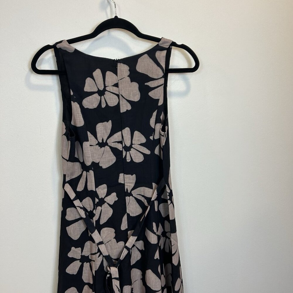 NWT Indikah Lillia Size XS Floral A-Line Maxi Dress Cotton Blend - Picture 9 of 11